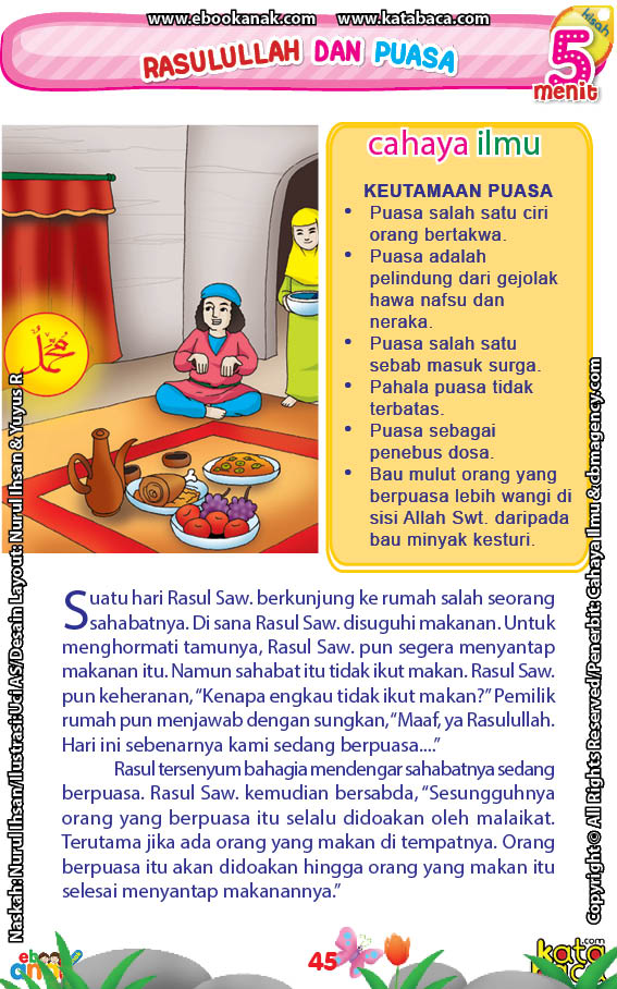 baca buku online 52 kisah Terbaik Nabi Muhammad penuh hikmah teladan47 Inilah Cara Mudah Agar Kita Didoakan Malaikat