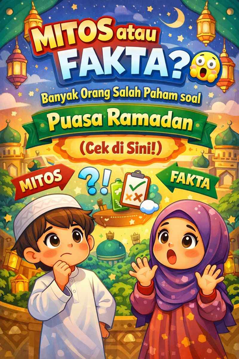 25 Kuis Mitos atau Fakta tentang Puasa Ramadan