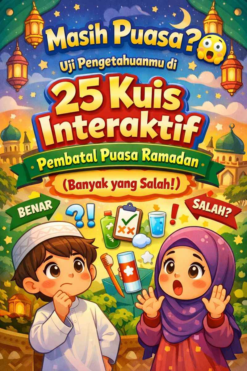 25 kuis interaktif pembatal puasa