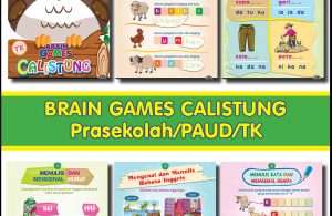 48 lembar worksheet pdf brain games calistung prasekolah paud tk