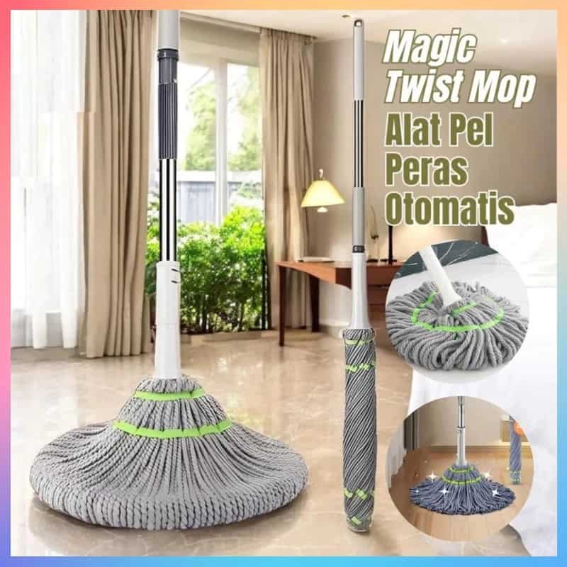 Alat pel lantai putar otomatis daya serap tinggi