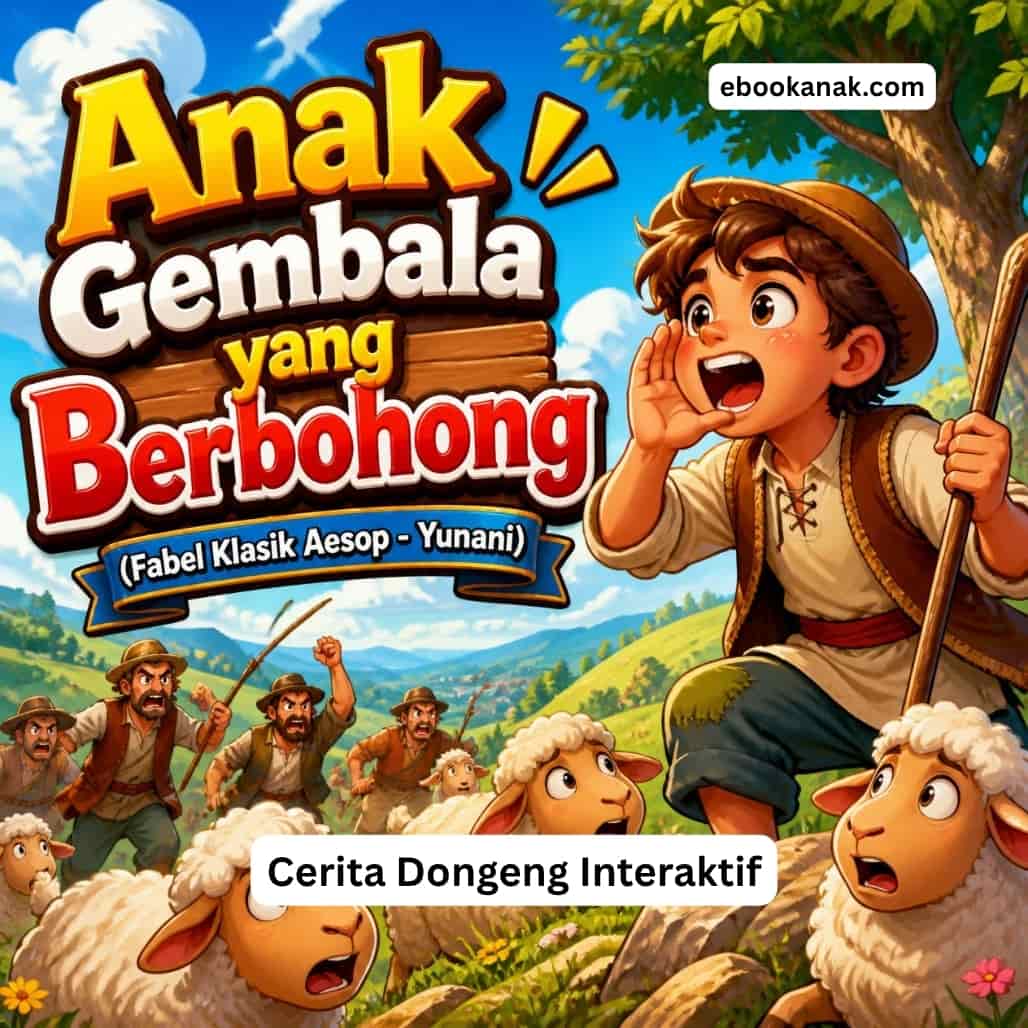 Anak gembala yang berbohong (fabel klasik aesop yunani) (1)