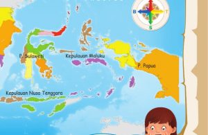 Atlas Junior Serunya Menjelajah Indonesia, Peta Sulawesi, Maluku dan Papua