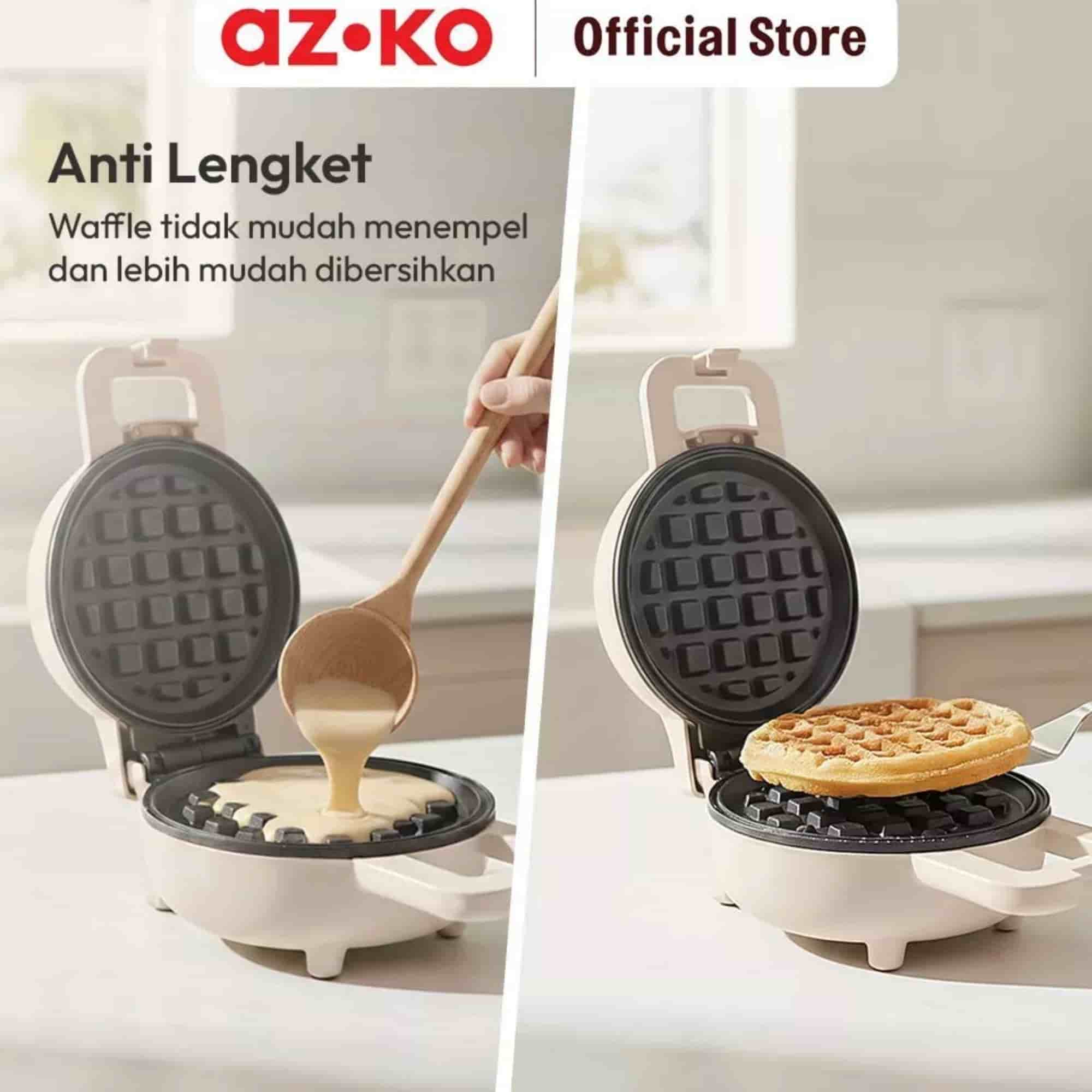 Pemanggang waffle AZKO tampilan produk