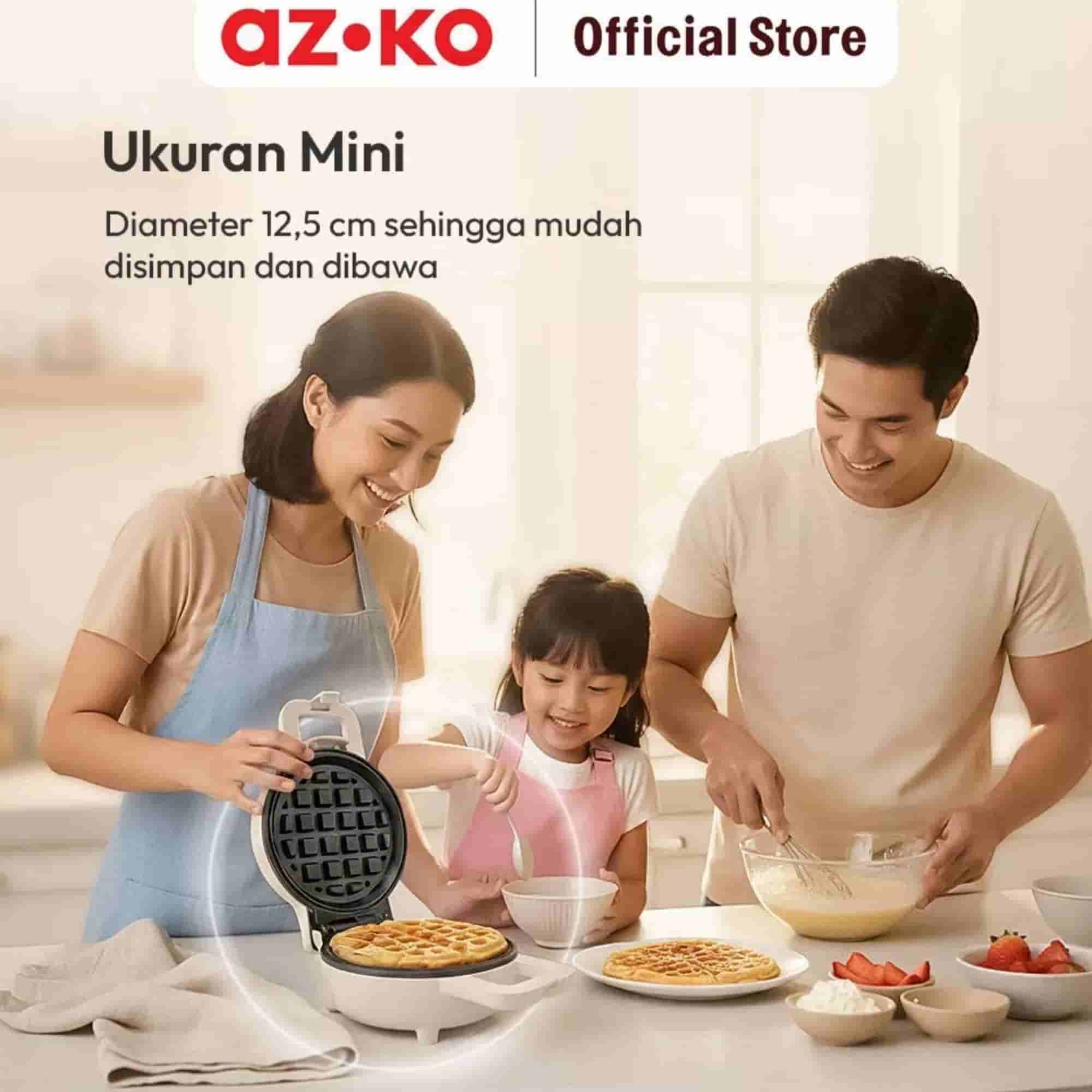 Detail Azko Pemanggang Waffle