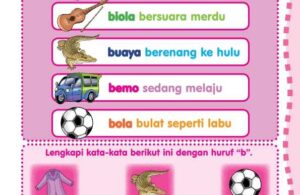 Belajar Membaca dan Menulis Huruf “B” dengan Kalimat Bermakna – Hari ke-7 Program Literasi Anak (1)
