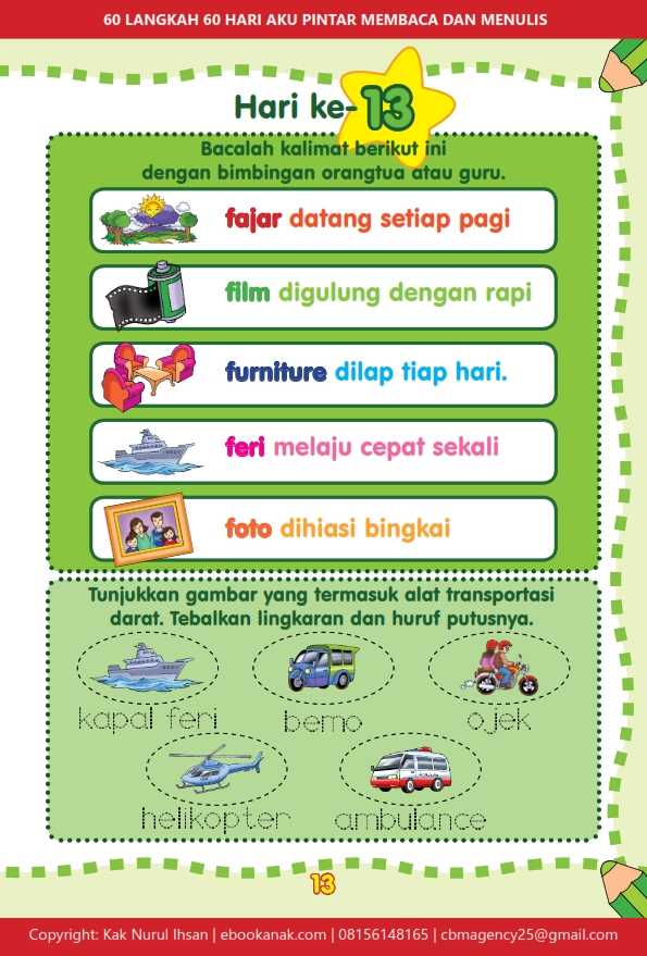 Belajar Membaca dan Menulis Huruf Ff - Hari ke-13 Metode Interaktif dan Edukatif untuk Anak Usia Dini_11zon