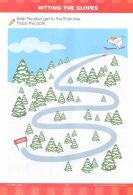 Beruang Putih Bermain Ski