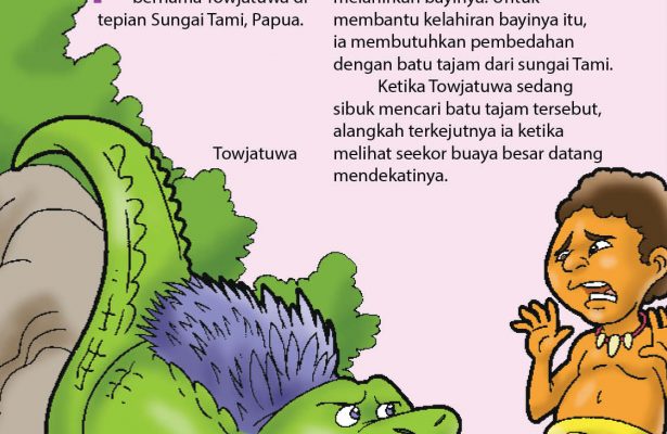 Buaya Berbulu Kasuari dari papua 101 Cerita Nusantara