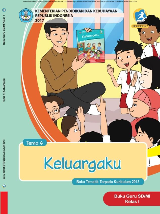 Ebook Buku Guru - Tematik Terpadu SDMI Kelas 1 Tema 4; Keluargaku | Ebook Anak