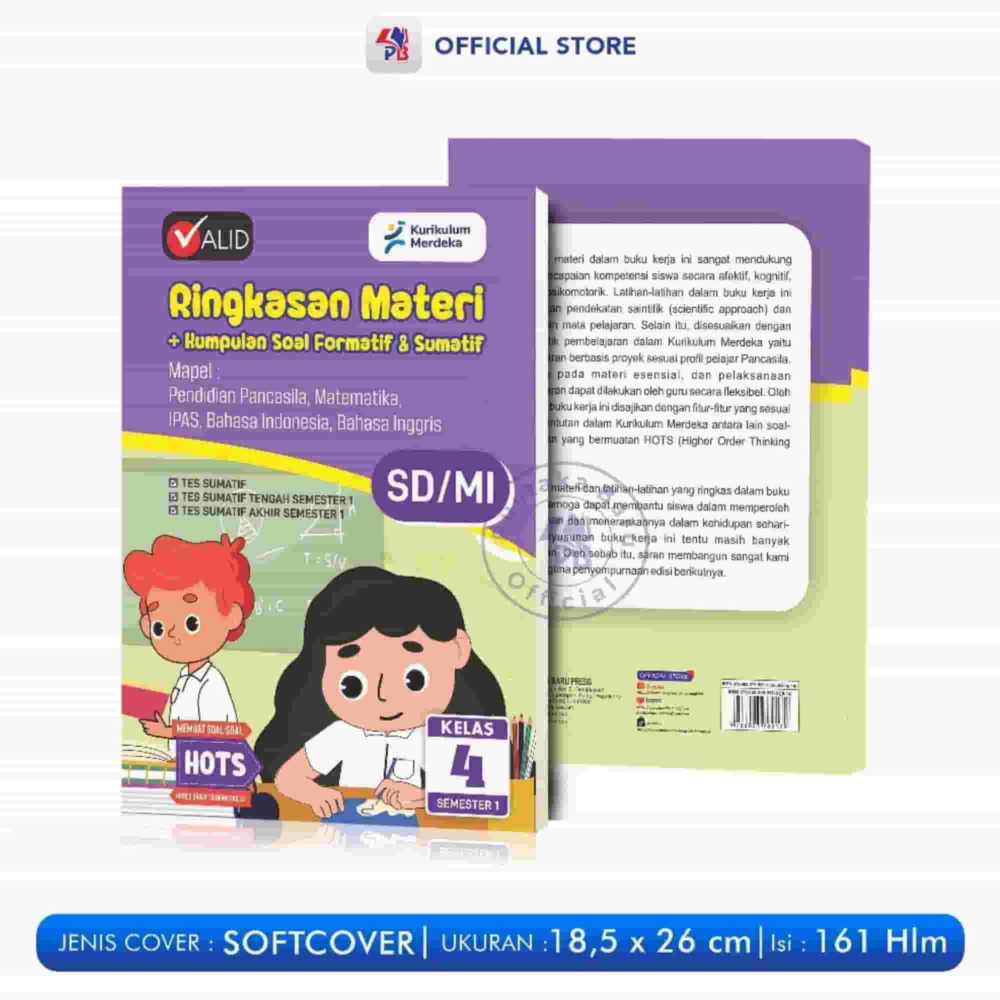 Contoh isi Buku LKPD LKS SD Kurikulum Merdeka - bank soal lengkap
