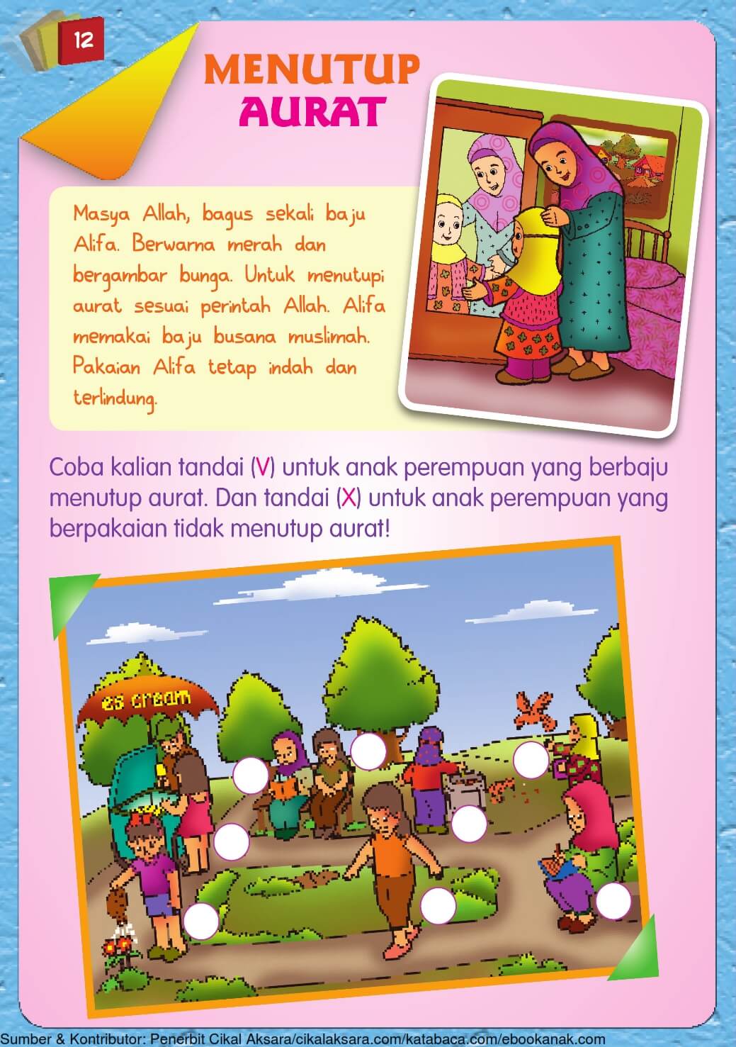  Buku  Pintar Aktivitas Anak  Shaleh Menutup Aurat 13 