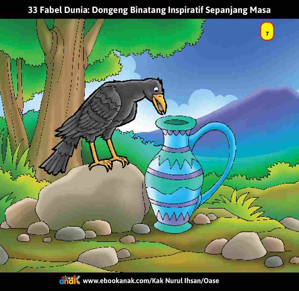 Burung Gagak dan Kendi (1)