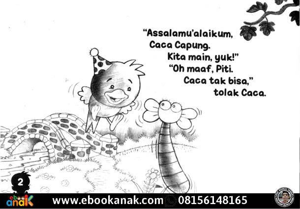 Caca Capung Tidak Bisa Main