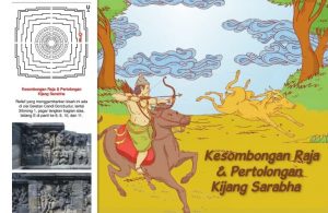 Cerita Bergambar Relief Candi Borobudur Kesombongan Raja dan Pertolongan Kijang Sarabha