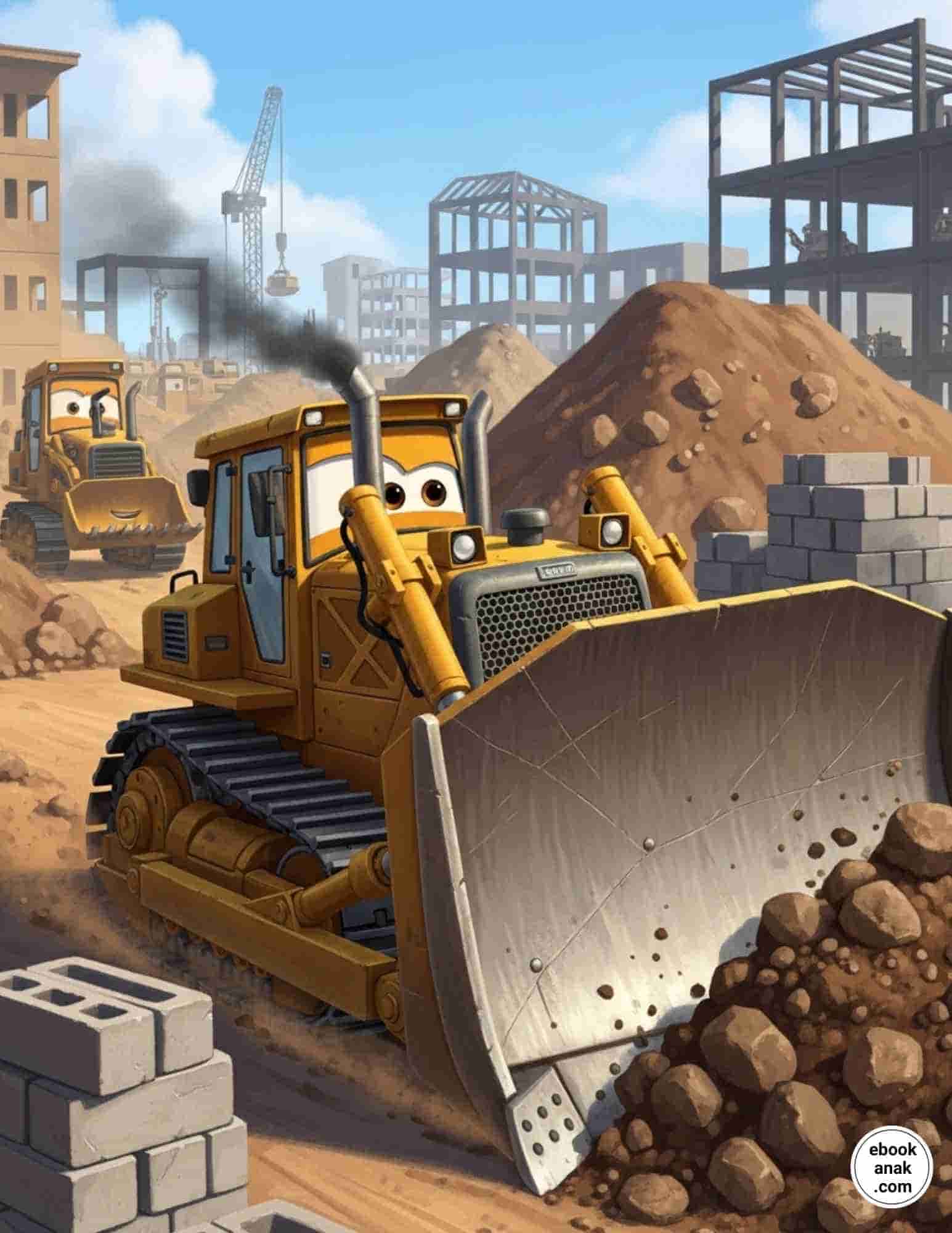 Cerita Buldi si Buldozer yang Gagah (1)