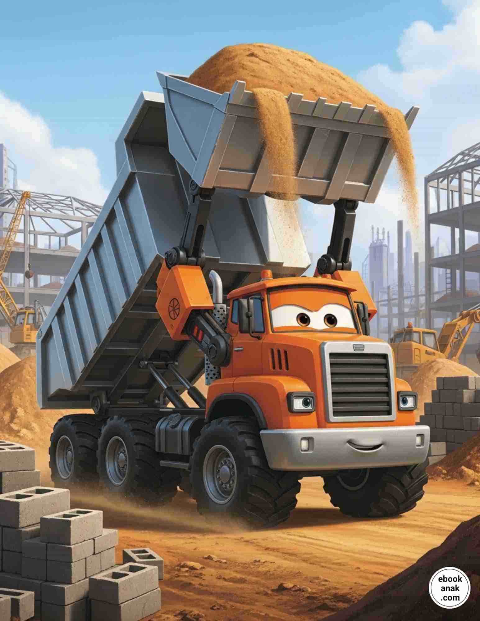 Damu si Truk Jungkit yang Memiliki Bak Raksasa di Punggungnya (1)