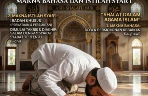 Definisi shalat makna bahasa dan istilah syar'i (1)