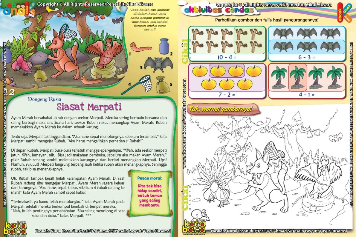 Dongeng Dunia dan Aktivitas Anak Cerdas_014 Siasat Merpati (Dongeng Rusia)