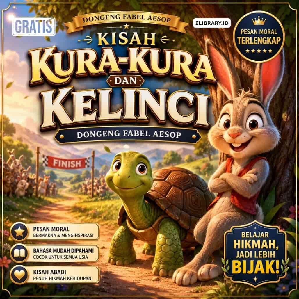 Dongeng Fabel Aesop Kisah Kura-Kura dan Kelinci (1)