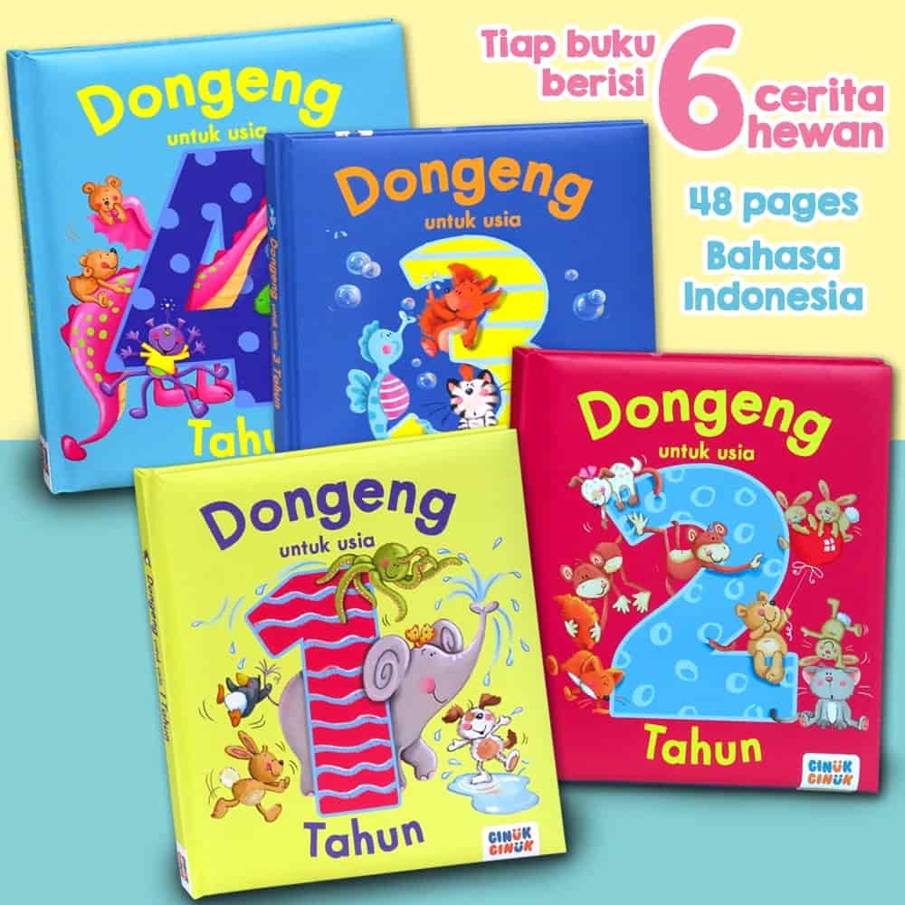 Cover buku Dongeng untuk Usia 1,2,3 Tahun