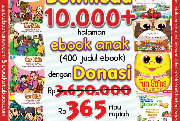 Download 10 Ribu Halaman Ebook Legal dan Printable dengan Donasi