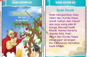 Download Kartu Kuartet Printable Kisah 25 Nabi dan Rasul, Buah Khuldi (3)