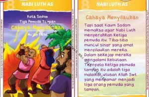 Download Kartu Kuartet Printable Kisah 25 Nabi dan Rasul, Nabi Luth dan Cahaya Menyilaukan (32)