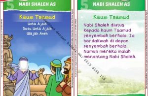 Download Kartu Kuartet Printable Kisah 25 Nabi dan Rasul, Nabi Shaleh dan Kaum Tsamud (18)