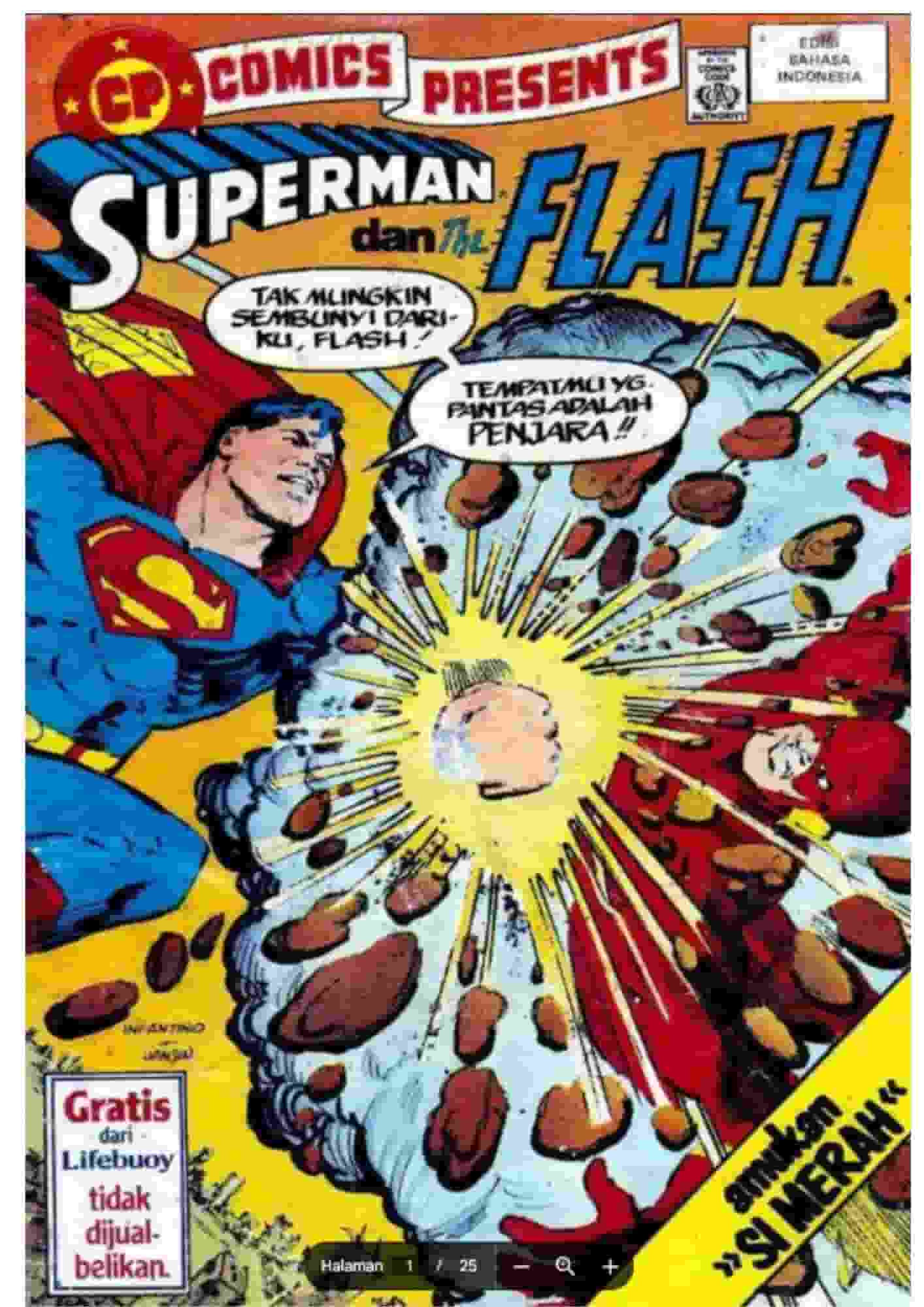 Download Komik Superman dan The Flash Amukan Si Merah (1)