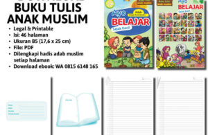 Downloda Buku Tulis Anak Muslim Legal dan Printable