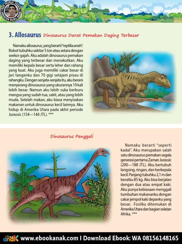 Allosaurus: Dinosaurus Darat Pemakan Daging Terbesar