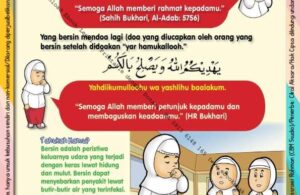 Ebook 101 Doa Anak Saleh, Doa Mendengar Bersin (82)