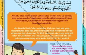 Ebook 101 Doa Anak Saleh, Doa Setelah Berwudhu (40)