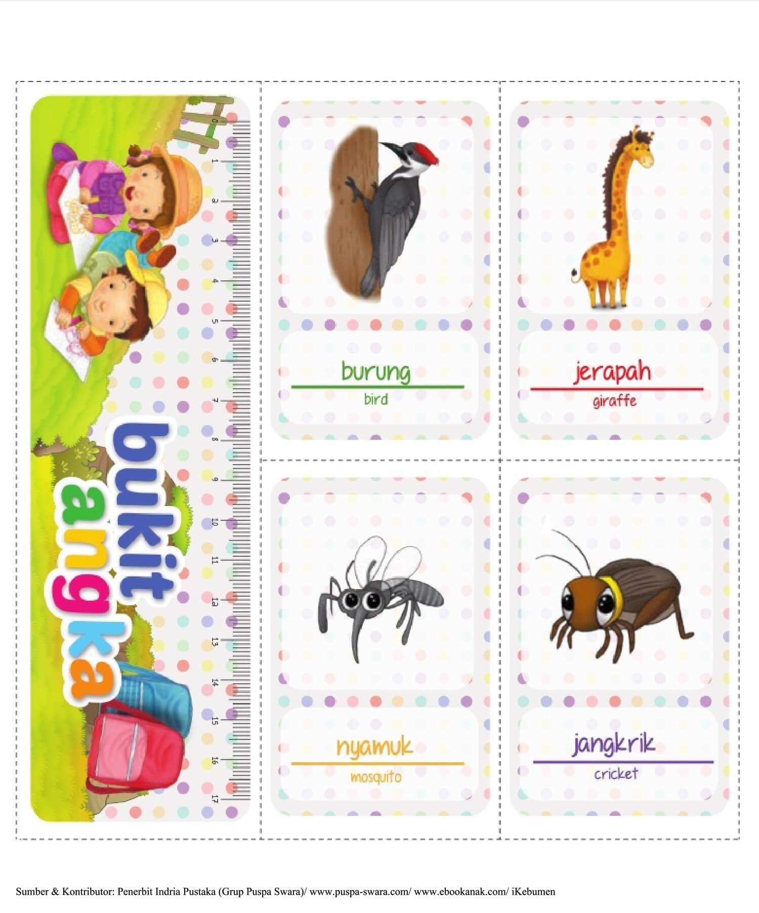 Ebook 2 in 1 Dongeng dan Aktivitas, Bukit Angka, Stiker Hewan (21)