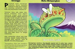 Ebook 99 Asmaul Husna for Kids Al Baasith, Tumbuhan Pemakan Serangga (23)