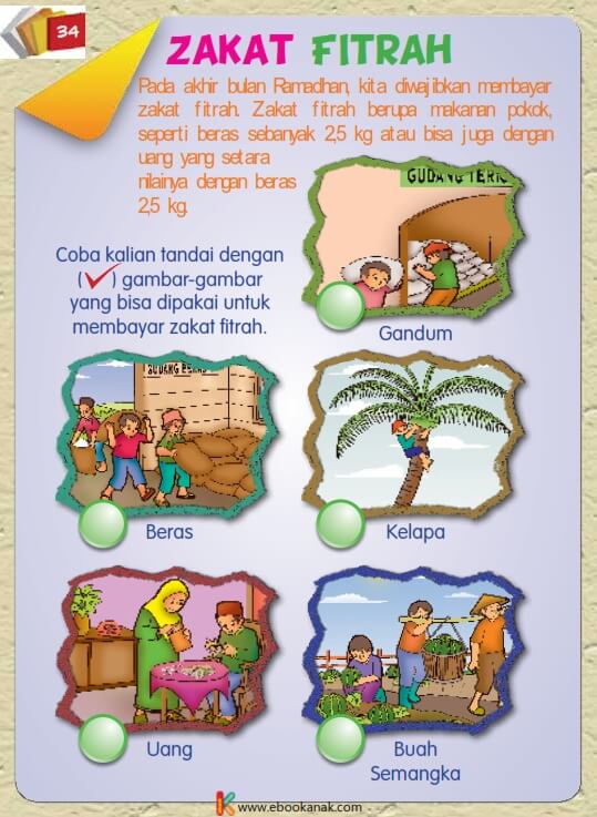 Ebook Buku Pintar Anak Shaleh, Zakat Fitrah (36)
