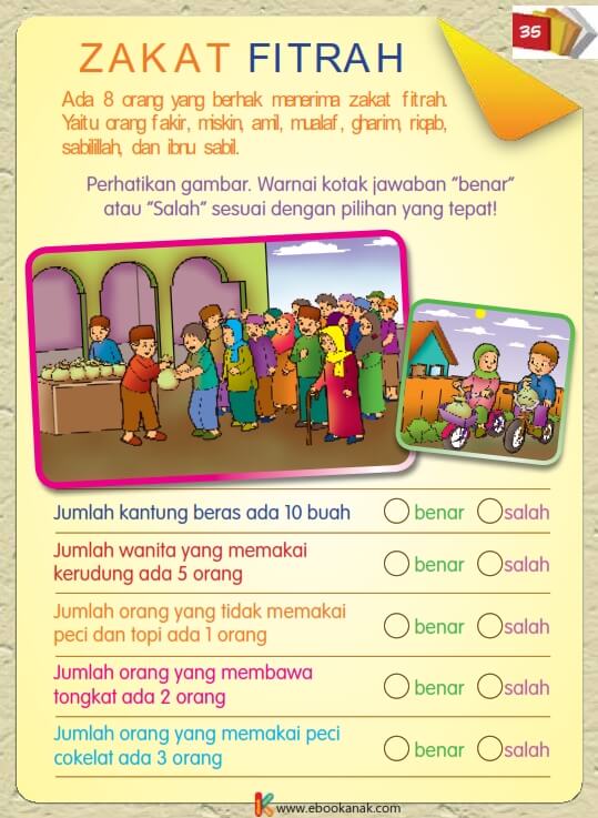 Ebook Buku Pintar Anak Shaleh, Zakat Fitrah (37)