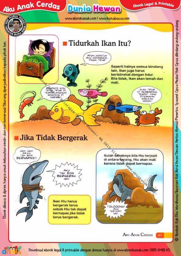 Ebook Legal dan Printable Aku Anak Cerdas Dunia Hewan  2 