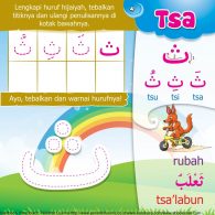 Ebook Mengenal Huruf Hijaiyah, Tsa (7)