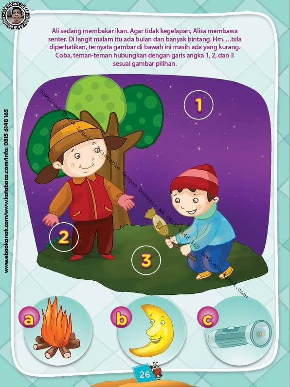 Ebook PDF 10 Menit Pintar Membaca, Menulis, dan Menghitung, Melengkapi Gambar (25)