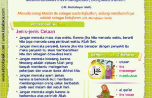 Ebook PDF 77 Pesan Nabi untuk Anak Muslim, Hadis Cela Penyebab Fasik dan Kufur (14)