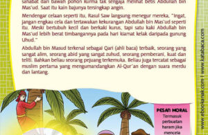Ebook PDF 77 Pesan Nabi untuk Anak Muslim, Kisah Hadis Terpilih, Betisnya Lebih Berat daripada Gunung (15)
