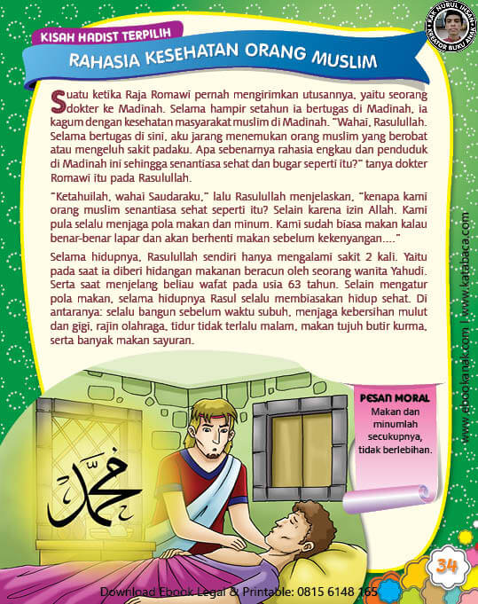 Ebook PDF 77 Pesan Nabi untuk Anak Muslim, Kisah Hadis Terpilih, Rahasia Kesehatan Orang Muslim (41)