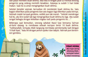 Ebook PDF 77 Pesan Nabi untuk Anak Muslim, Kisah Hadis Terpilih,Sedekah Buah Delima (47)