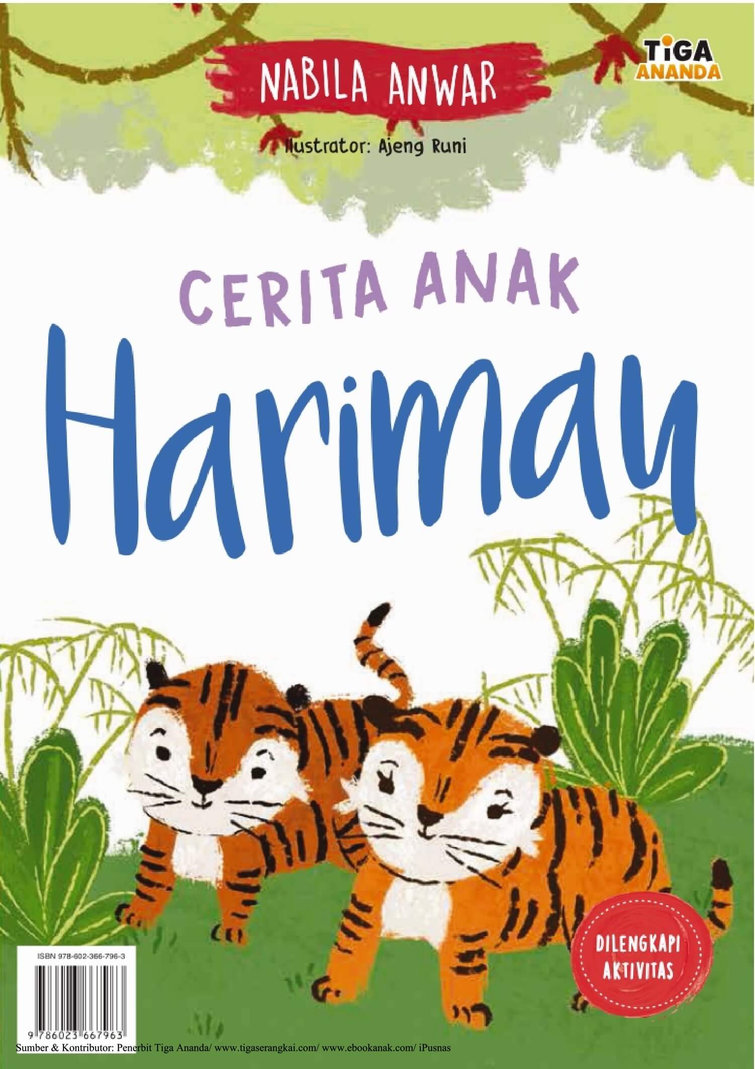 Ebook Seri Cerita Anak Binatang, Cerita Anak Harimau (1)