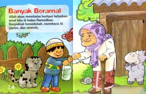 Ebook Seri Fikih Anak, Asyiknya Aku Puasa Ramadhan, Banyak Beramal (8)