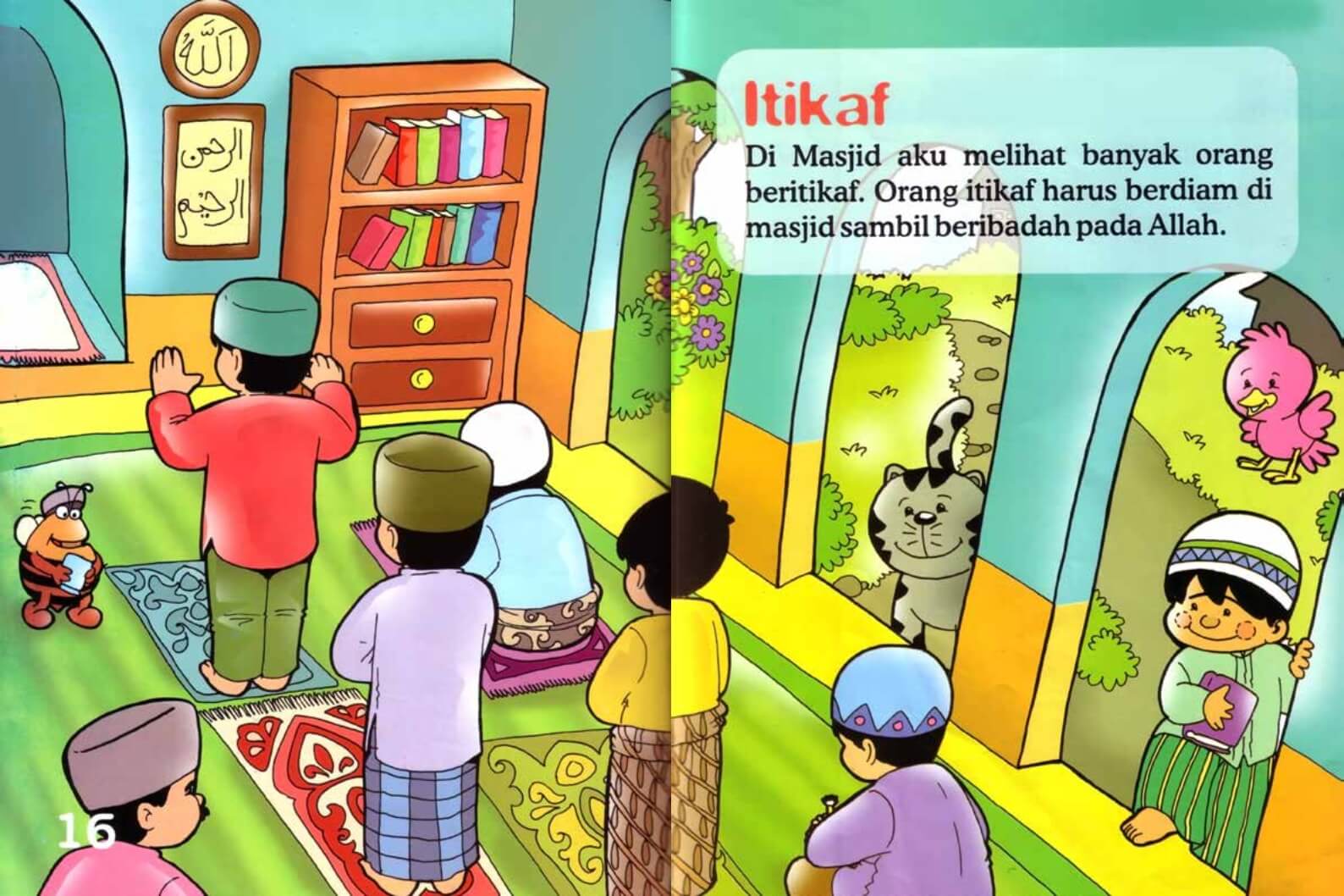Ebook Seri Fikih Anak, Asyiknya Aku Puasa Ramadhan, Itikaf (9)