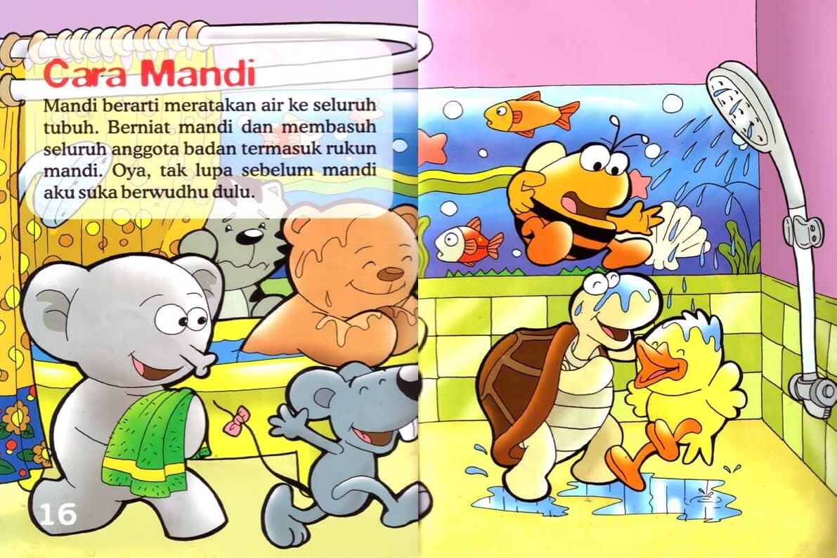 Ebook Seri Fiqih Anak Asyiknya Aku Bersuci  Cara Mandi 