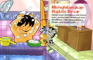 Ebook Seri Fiqih Anak, Asyiknya Aku Bersuci, Menghilangkan Hadats Besar (6)